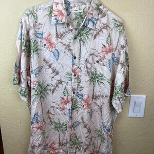 Campia Moda Hawaiian Shirt Size XL 100% Rayon